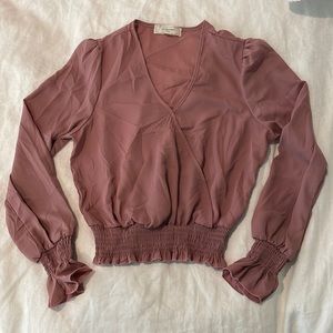 Pale Pink No Comment Blouse Size M